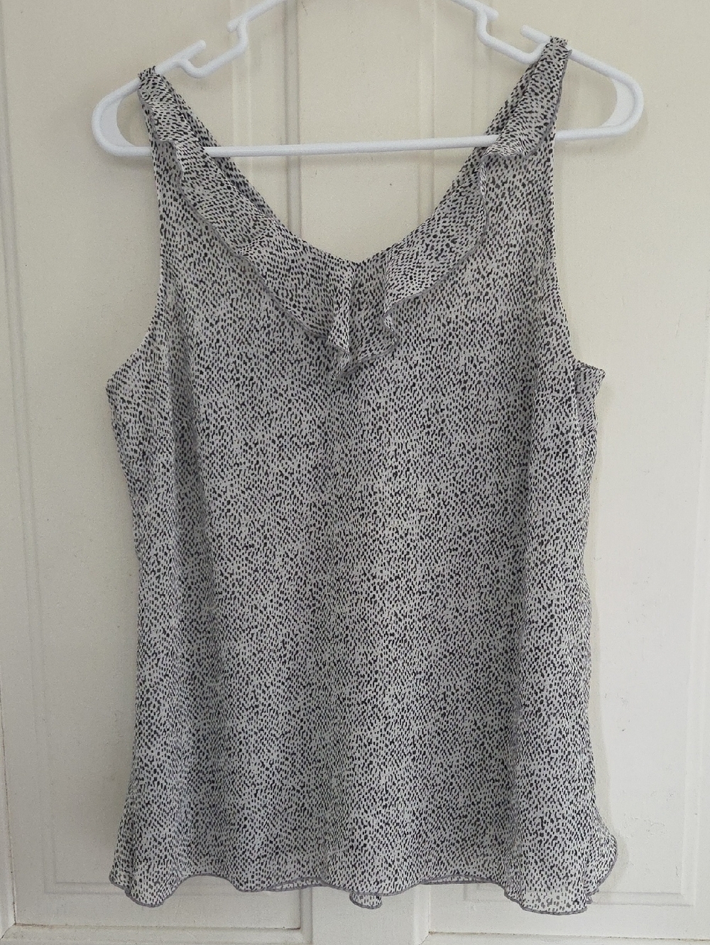 Cabi Black And White Flutter Tank